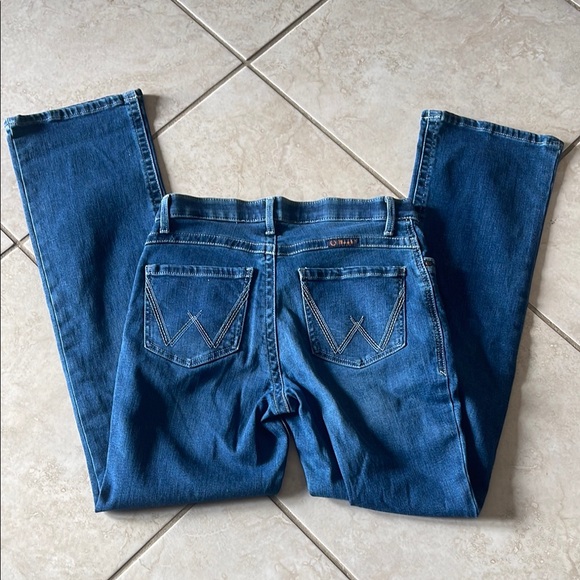 Wrangler Women's Boot Cut Jeans - Dark Blue - Picture 5 of 5